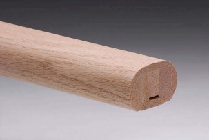 American Oak Oval Handrail with 32mm rebate and fillett 