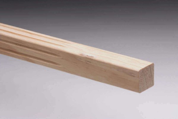 Fluted Pine Stair Baluster