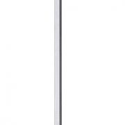 Plain Square Silver Powder Coat Metal Flight Baluster