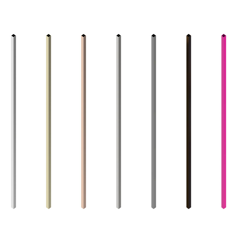 electroplated metal balusters