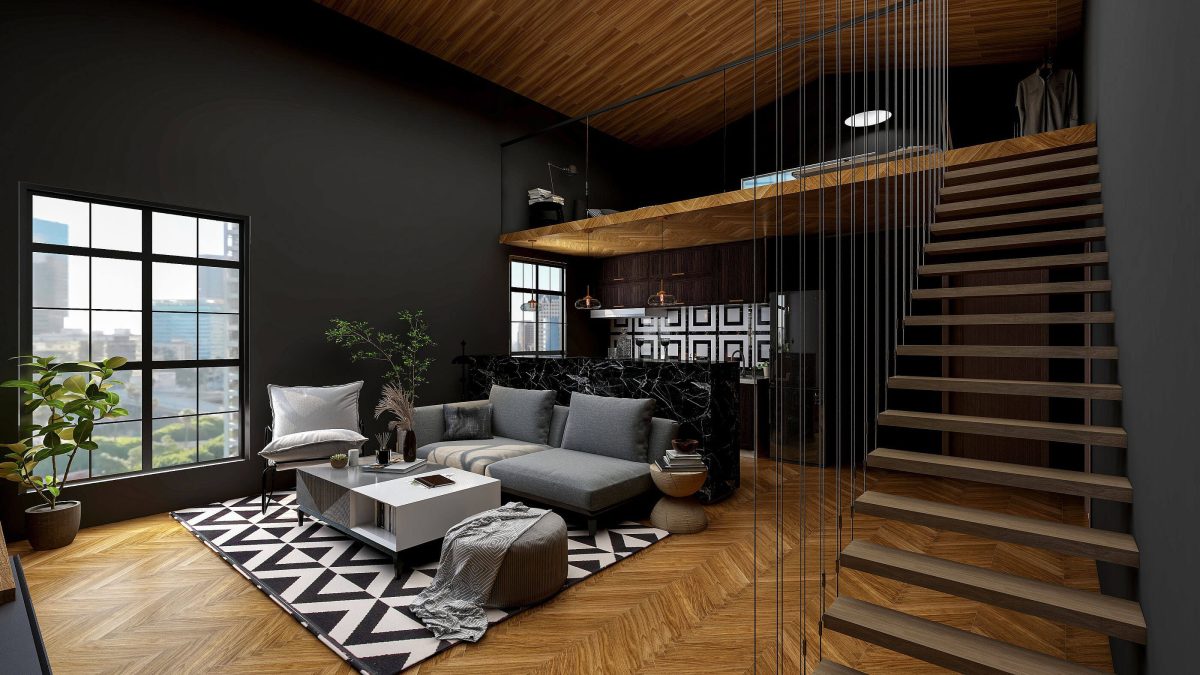 Modern-Loft-Living-Room-Interi