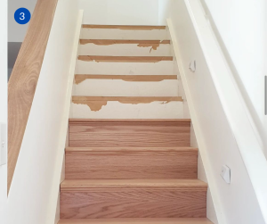 Beach house staircase